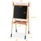 Costway All-in-One Wooden Kid&#x27;s Art Easel Height Adjustable Paper Roll